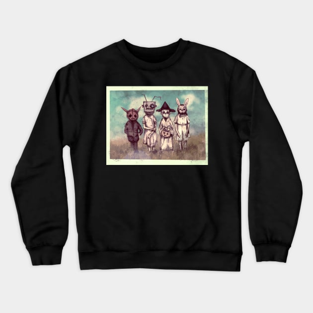 Vintage Halloween Crewneck Sweatshirt by LVBart